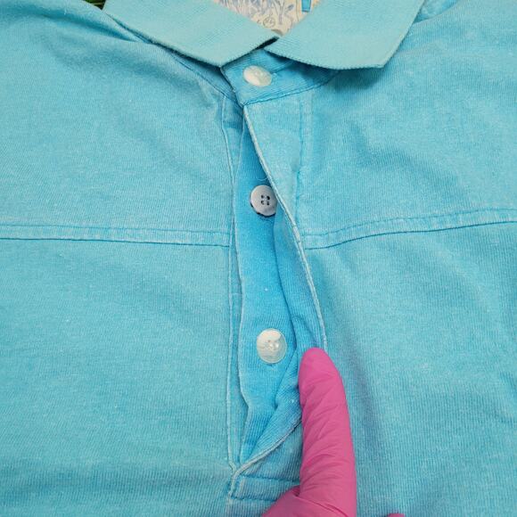 Vintage 80s Saturdays MOD Polo Shirt L/XL 23x28 Single-Stitch - Picture 6 of 12